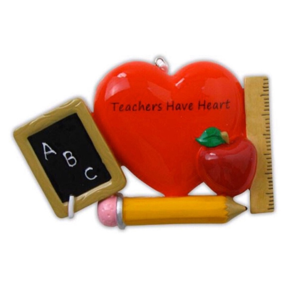 Teacher Apple Personalized Ornament